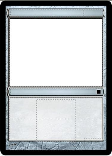 Blank Magic Card Template